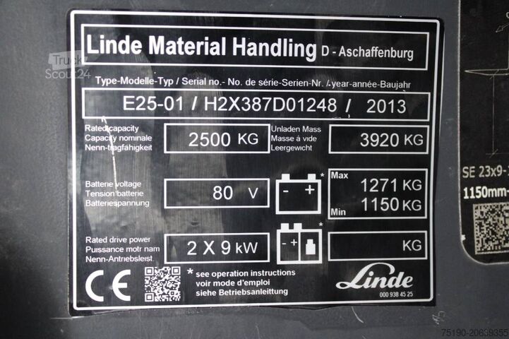 Gabelstapler Linde E 25-01