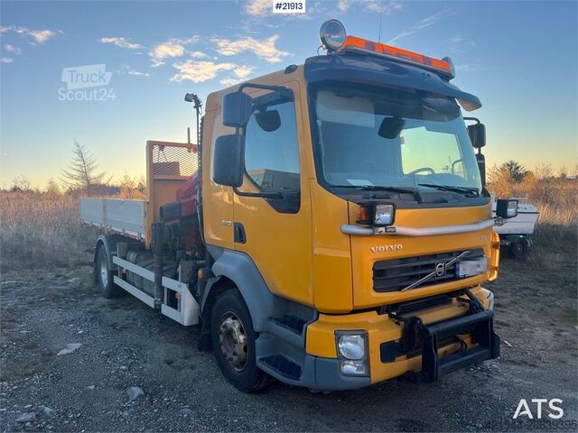 Kranbil Volvo FL240 brøyterigget kranbil m/ HMF735 kran, grabb o