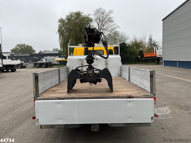 Camion-benne avec grue FUSO Canter 7C15 Palfinger 3 Tonmeter laadkraan Just...