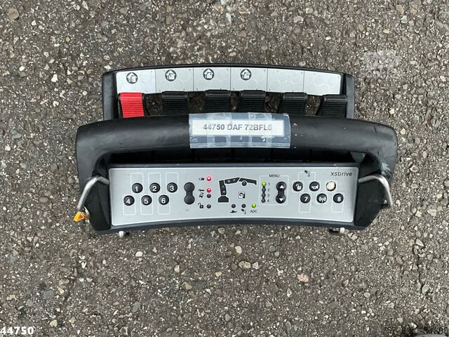 Tipper med kran DAF FAN LF 220 Euro 6 Hiab 11 Tonmeter laadkraan Ju...