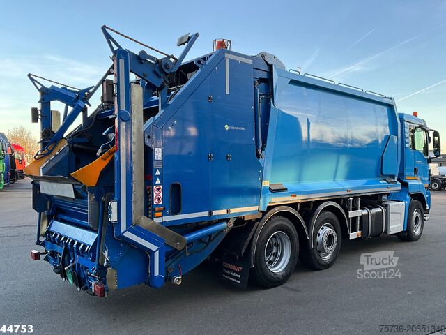 Abfallsammelfahrzeug MAN TGS 26.320 Euro 6 Geesink 20m³ + Welvaarts weig...