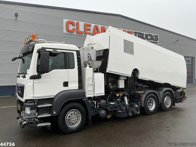 Kehrmaschine MAN TGS 26.440 Euro 6 Beam S14000 Wegdekreiniger