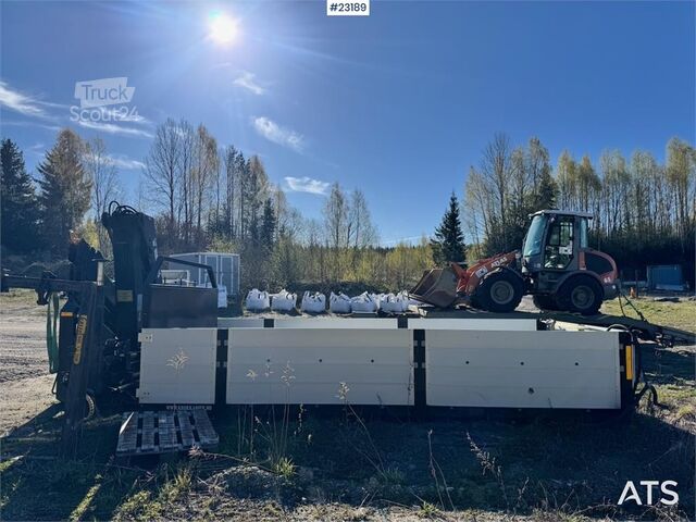 Φορτηγό πλατφόρμα με γερανό HIAB 135-3  Kranflak m/ HIAB 135-3