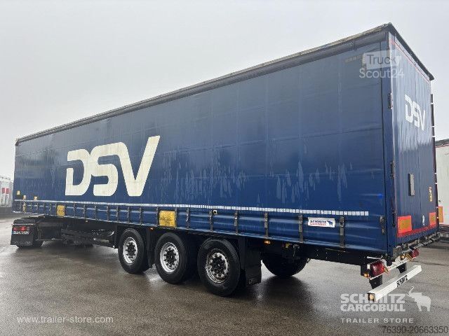 Atvērta puspiekabe ar tentu Schmitz Cargobull Semitrailer Curtainsider Standard
