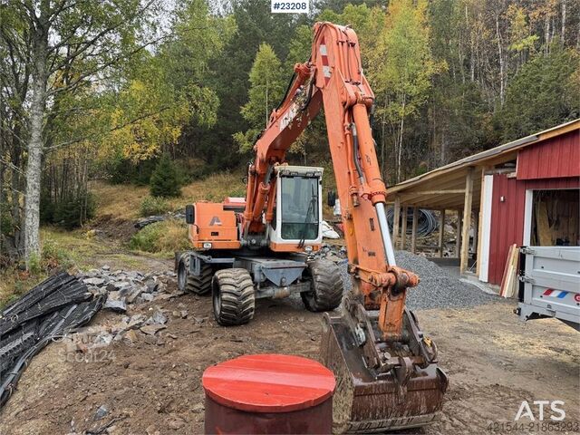 Gravemaskin på hjul Atlas 1304 w/ 1 backhoe bucket Low Hours!