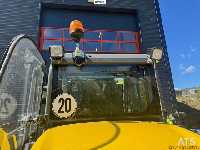 رافعة التحميل Kramer 5055E Wheel Loader with plow, pallet forks and 2 b