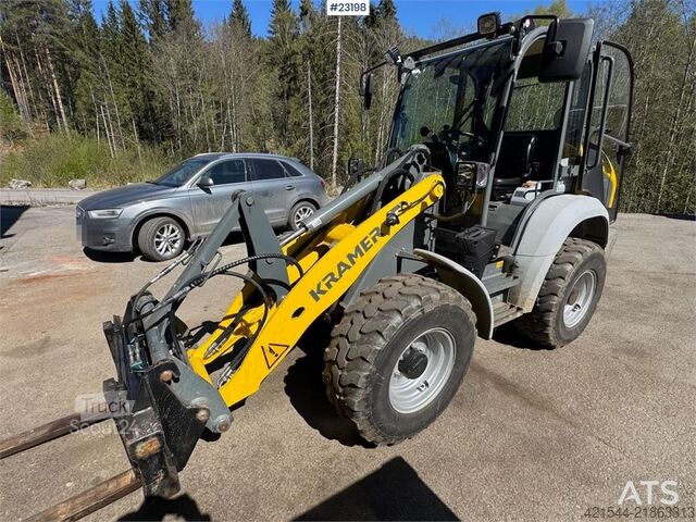 Wheel loader Kramer 5055E Wheel Loader with plow, pallet forks and 2 b