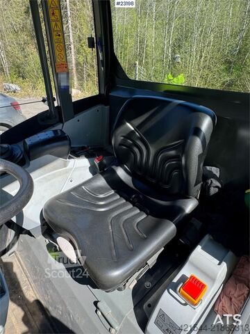 رافعة التحميل Kramer 5055E Wheel Loader with plow, pallet forks and 2 b