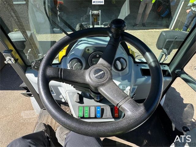 رافعة التحميل Kramer 5055E Wheel Loader with plow, pallet forks and 2 b