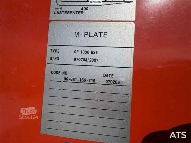 Gaffeltruck BT Plukktruck-stabletruck, charger