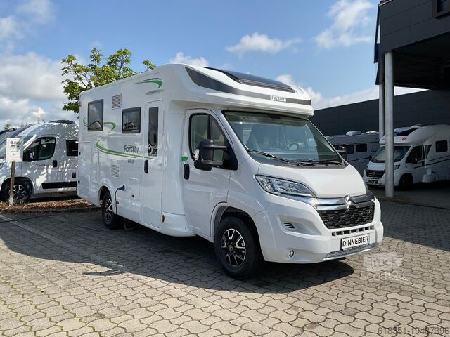 Half-integraal camper FORSTER T 669 EB, Fahrradträger, Markise, Radio DAB+