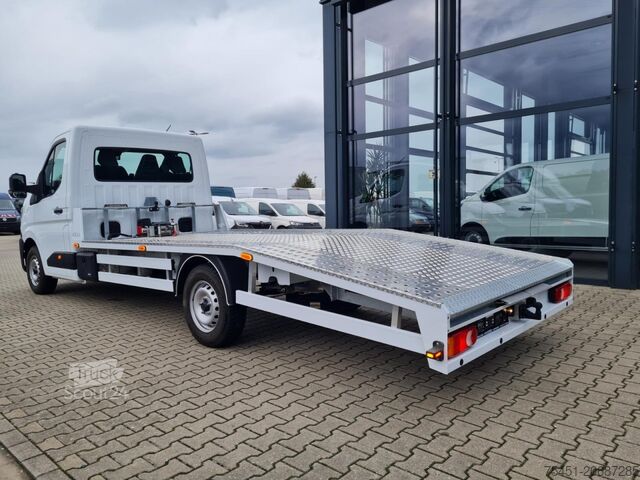 Bestelwagen autodrager Renault Master 35 Autotransporter SEILWINDE AHK PDC TEMPOMAT