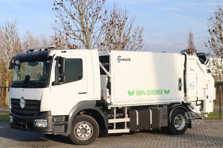 Veicolo per la raccolta dei rifiuti EMOSS ATEGO 1313 | FULL ELECTRIC | GEESINK | EXCELLEN...