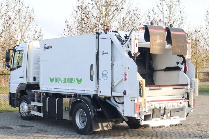 Šiukšlių surinkimo transporto priemonė Mercedes-Benz Atego 1313 | FULL ELECTRIC | GEESINK | EXCELLEN...
