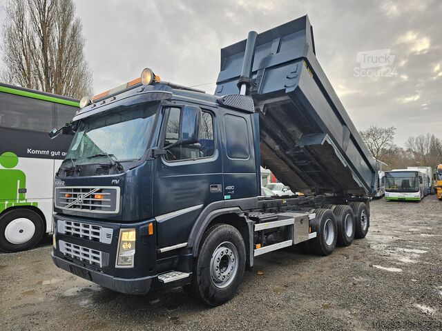 Camião basculante VOLVO FM-480-37 8x4 Kipper Ad-Blue Lift-Lenk