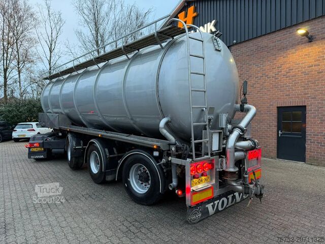 Tank Vogelzang 36.5m3 RVS Mestoplegger Geijkte weging Bemonste...