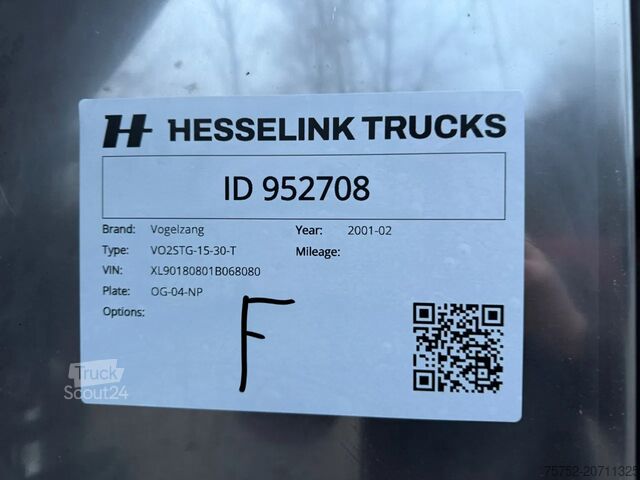 Tank Vogelzang 36.5m3 RVS Mestoplegger Geijkte weging Bemonste...