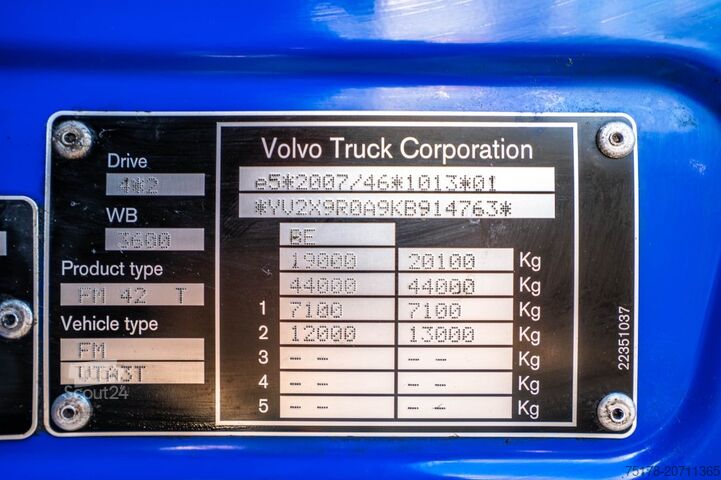 Standart-SZM VOLVO FM 380 - 249.239 KM