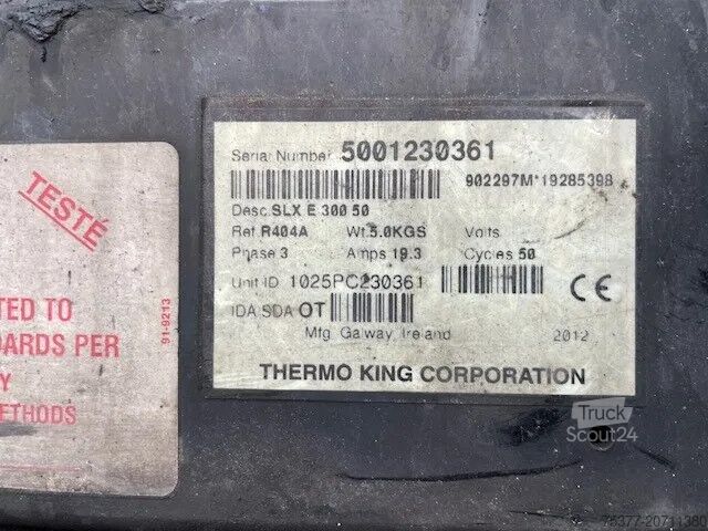 Gekoeld/bevroren transport Krone Thermo king SLX 300 / 260 Hoch/BPW Drum/Full C...