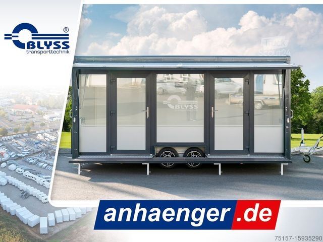 Aanhangwagen BLYSS Eventanhänger Messeanhänger 660x230x270cm 2700kg