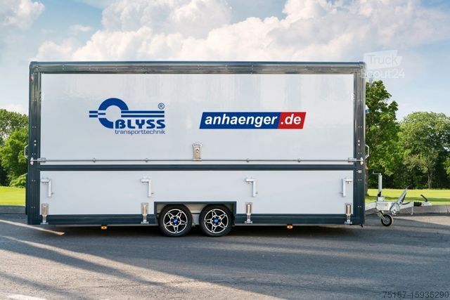 Aanhangwagen BLYSS Eventanhänger Messeanhänger 660x230x270cm 2700kg