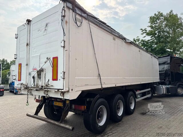 Tipper Schmitz Cargobull 55m3 alu kipper, klep/deuren, liftas, BPW, APK ...