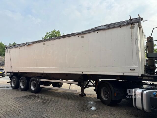 Tipper Schmitz Cargobull 55m3 alu kipper, klep/deuren, liftas, BPW, APK ...