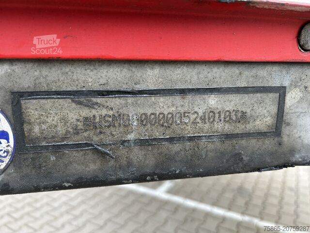 Bavul Schmitz Cargobull SCB S2 / Box Trailer / 2 as Disk / APK TUV 07-26