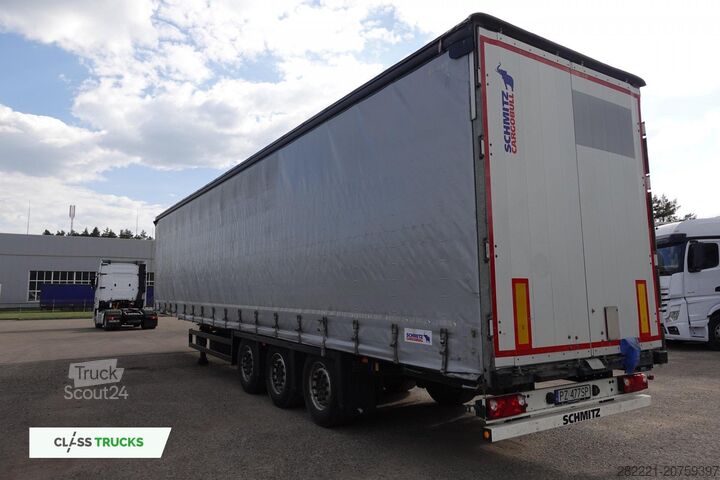 Semirremolque abierto con lona SCHMITZ CARGOBULL SCS24/L Varios