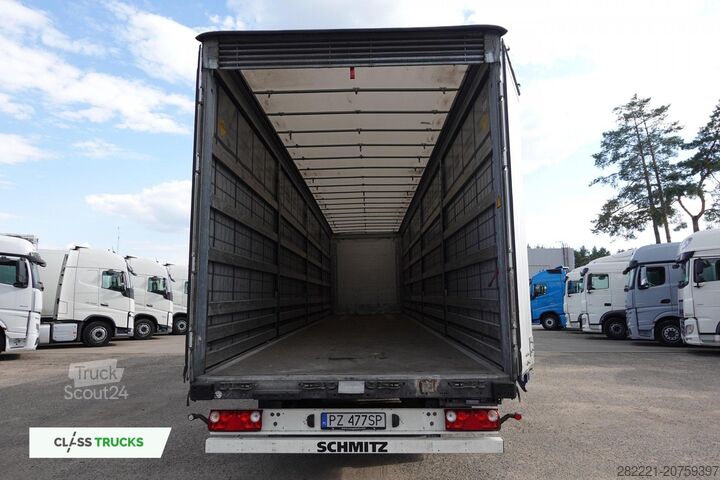 Semirremolque abierto con lona SCHMITZ CARGOBULL SCS24/L Varios