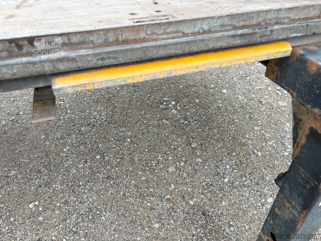 Plateforme porte-caisses amovibles Wecon Plattform mittig+außen Zurringe verzinkt