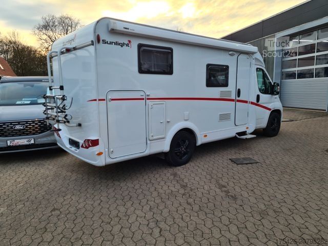 Pusiau integruotas kemperis SUNLIGHT V 66 TV Sat Solar Navi