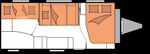 Τροχόσπιτο HOBBY Excellent Edition 545 KMF Auflastung