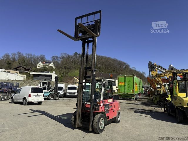 Priekinis krautuvas MITSUBISHI FD 35 Seitenschieber Zinken Gabel Kabine