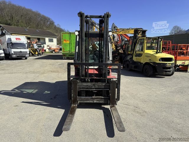 Priekinis krautuvas MITSUBISHI FD 35 Seitenschieber Zinken Gabel Kabine