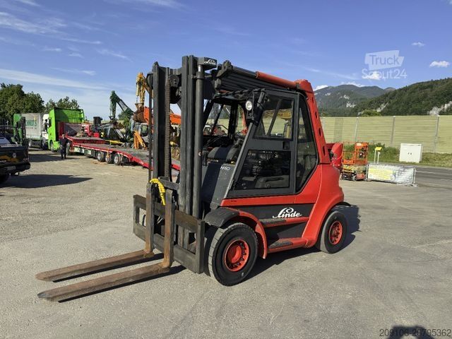 Priekinis krautuvas LINDE H60T-02 Seitenschieber duplex