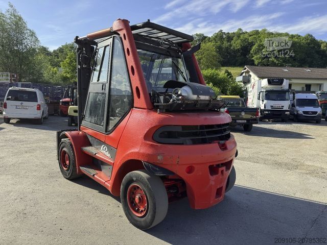 Priekinis krautuvas LINDE H60T-02 Seitenschieber duplex