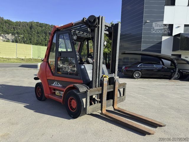 Priekinis krautuvas LINDE H60T-02 Seitenschieber duplex
