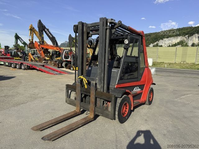 Priekinis krautuvas LINDE H60T-02 Seitenschieber duplex