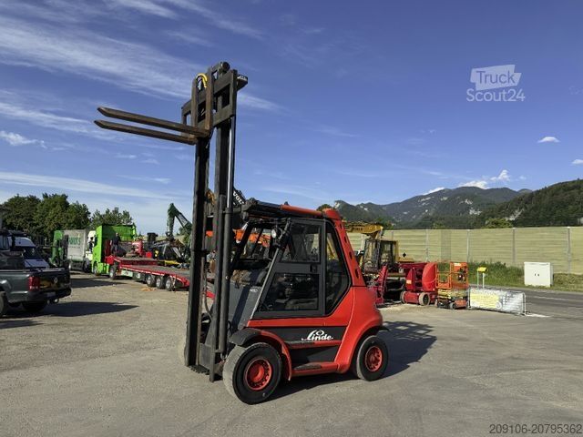 Priekinis krautuvas LINDE H60T-02 Seitenschieber duplex