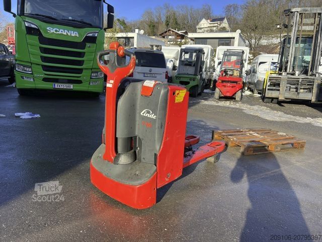 Χειροκίνητο παλετοφόρο LINDE T 16 Niederhubwagen*BJ 2017*95h