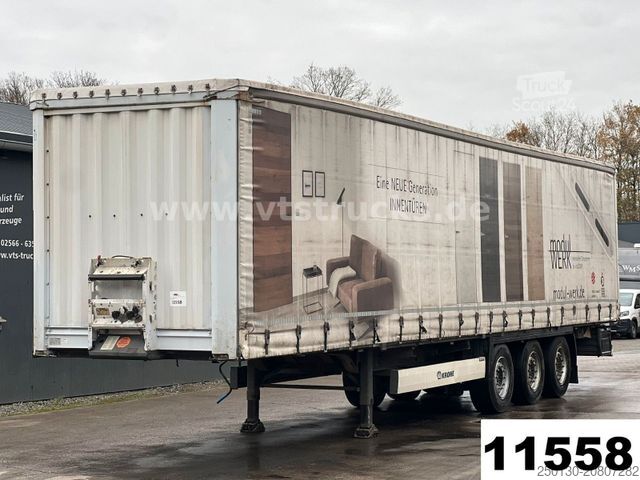 Semiremorcă deschisă cu prelată KRONE SD Pritsche+Plane Auflieger, Edscha, Coil-Mulde