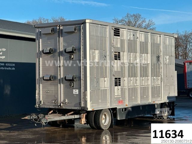 Atrelado de transporte de cavalos Bannas AT 18/71 3-Stock Viehtransporter