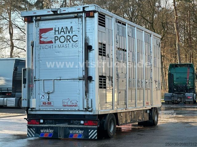 Atrelado de transporte de cavalos  Bannas AT 18/71 3-Stock Viehtransporter