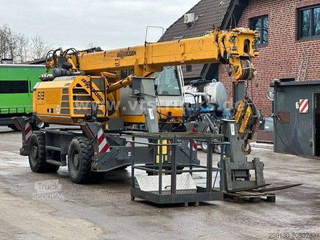 Кули кран SENNEBOGEN S613 Teleskop Kran Arbeitskorb Palettengabel