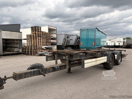 Rimorchio con telaio KRONE ZZ/DC07 TANDEM-LAFETTE, STANDARD,   BPW-ACHSEN, HECKABSTüTZUNG