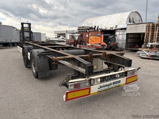 Rimorchio con telaio KRONE ZZ/DC07 TANDEM-LAFETTE, STANDARD,   BPW-ACHSEN, HECKABSTüTZUNG
