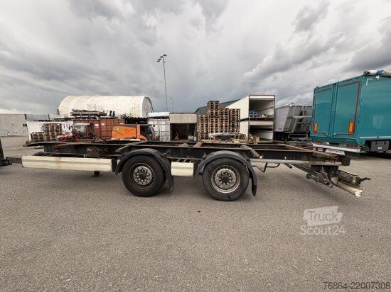 Rimorchio con telaio KRONE ZZ/DC07 TANDEM-LAFETTE, STANDARD,   BPW-ACHSEN, HECKABSTüTZUNG