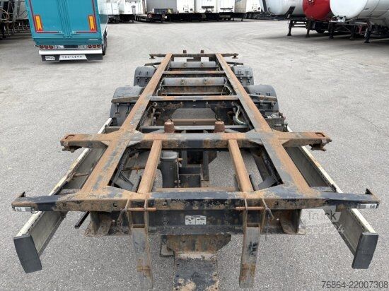 Rimorchio con telaio KRONE ZZ/DC07 TANDEM-LAFETTE, STANDARD,   BPW-ACHSEN, HECKABSTüTZUNG