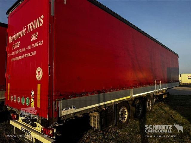 Semirimorchio con telone Schmitz Cargobull Semitrailer Curtainsider Mega
